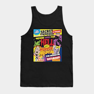 Halloween Poster Comics Style Tank Top